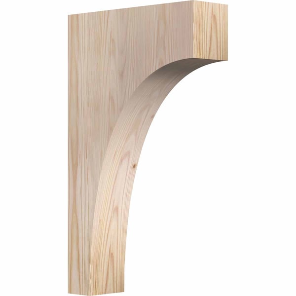 Ekena Millwork Huntington Smooth Corbel, Douglas Fir, 3 1/2"W x 12"D x 20"H COR04X12X20HUN00SDF - main